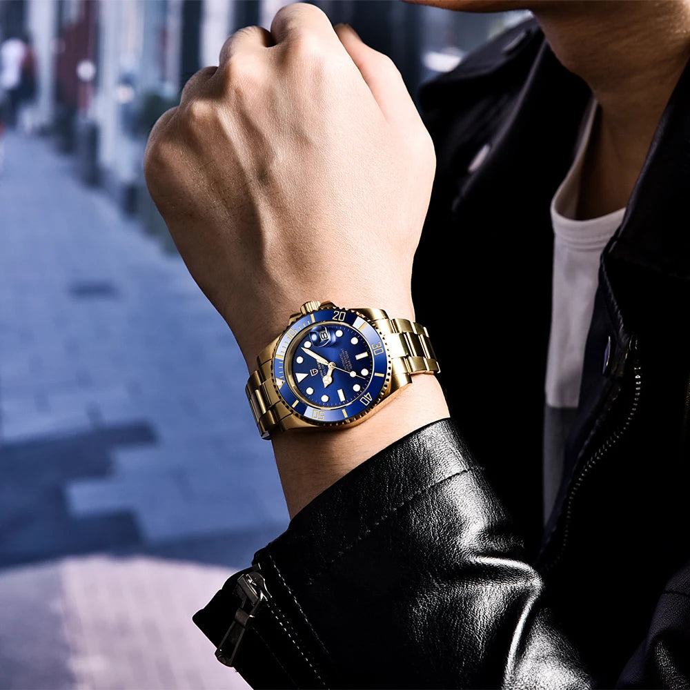 PAGANI DESIGN 2024 Men's 40MM Automatic Watch Top Brand Luxury Sapphire Glass Mechanical Watch Stainless Steel Waterproof Watch