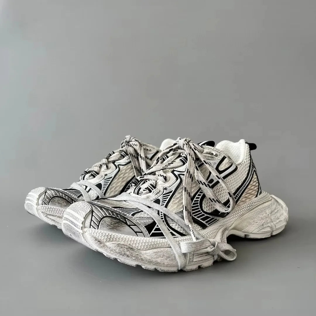 Luxury Designer's New Men's and Women's Matching Casual Walking Shoes in 3XL Series Lightweight Thick Soled sneakers