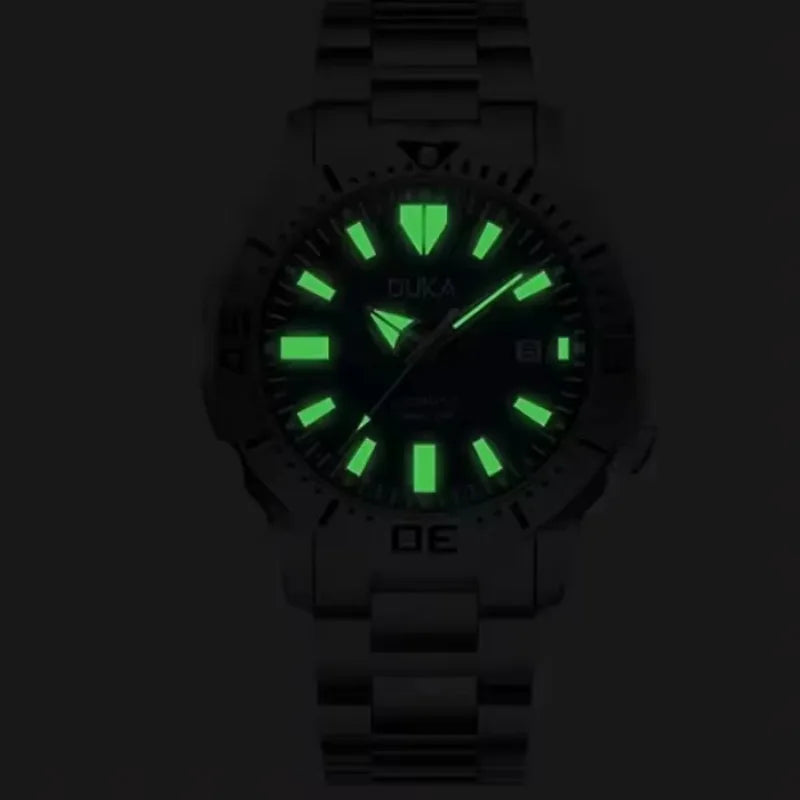 Free Sample Men's Stainless Steel Sport Calendar Water Resistant Business Watch Crystal Custom Welcome
