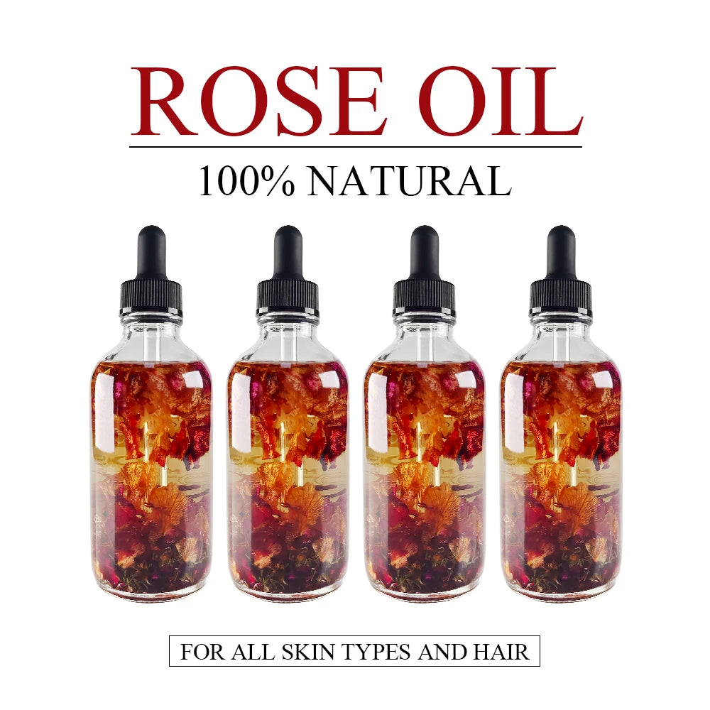 Natural Rose Oil Moisturizer Anti Aging — Rose Pink | KIMLUD