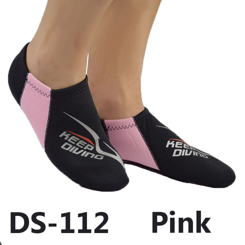 3mm Neoprene Shoes Non-Slip Grip — Colorful | KIMLUD