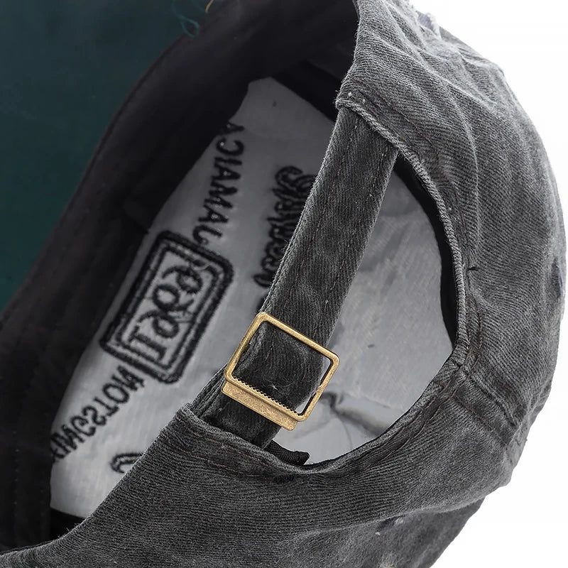 Unisex Washed Denim Baseball Cap High Quality Sports Hats Summer Hat Cap For Men Women 1969 Letter Streetwear Cap