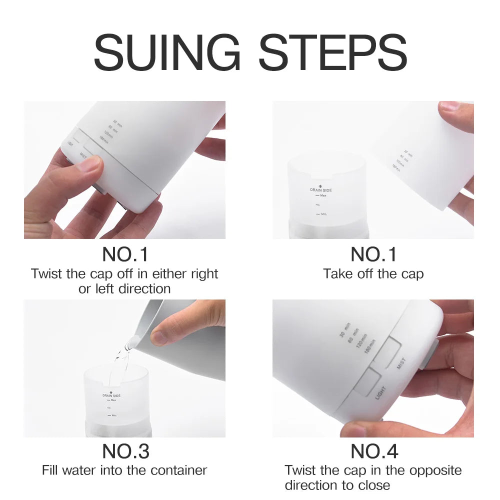 Aqua Gradient Diffuser Humidifier USB — Aqua Gradient | KIMLUD