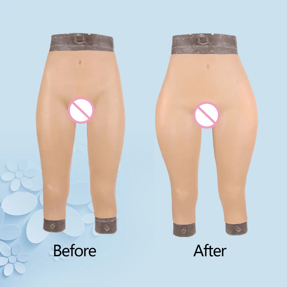 Sexy Women Hip Padded Butt Lift Panties Silicone  Buttock Pad a Set Pants&Hip Pads