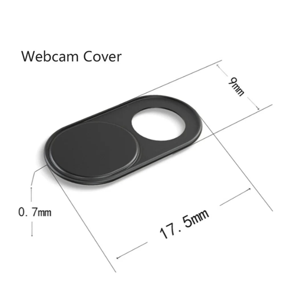Metal Webcam Cover Camera Magnet Slider Shutter Privacy Protect Sticker for Laptop Tablet Phone Ultra Thin Privacy Sticker