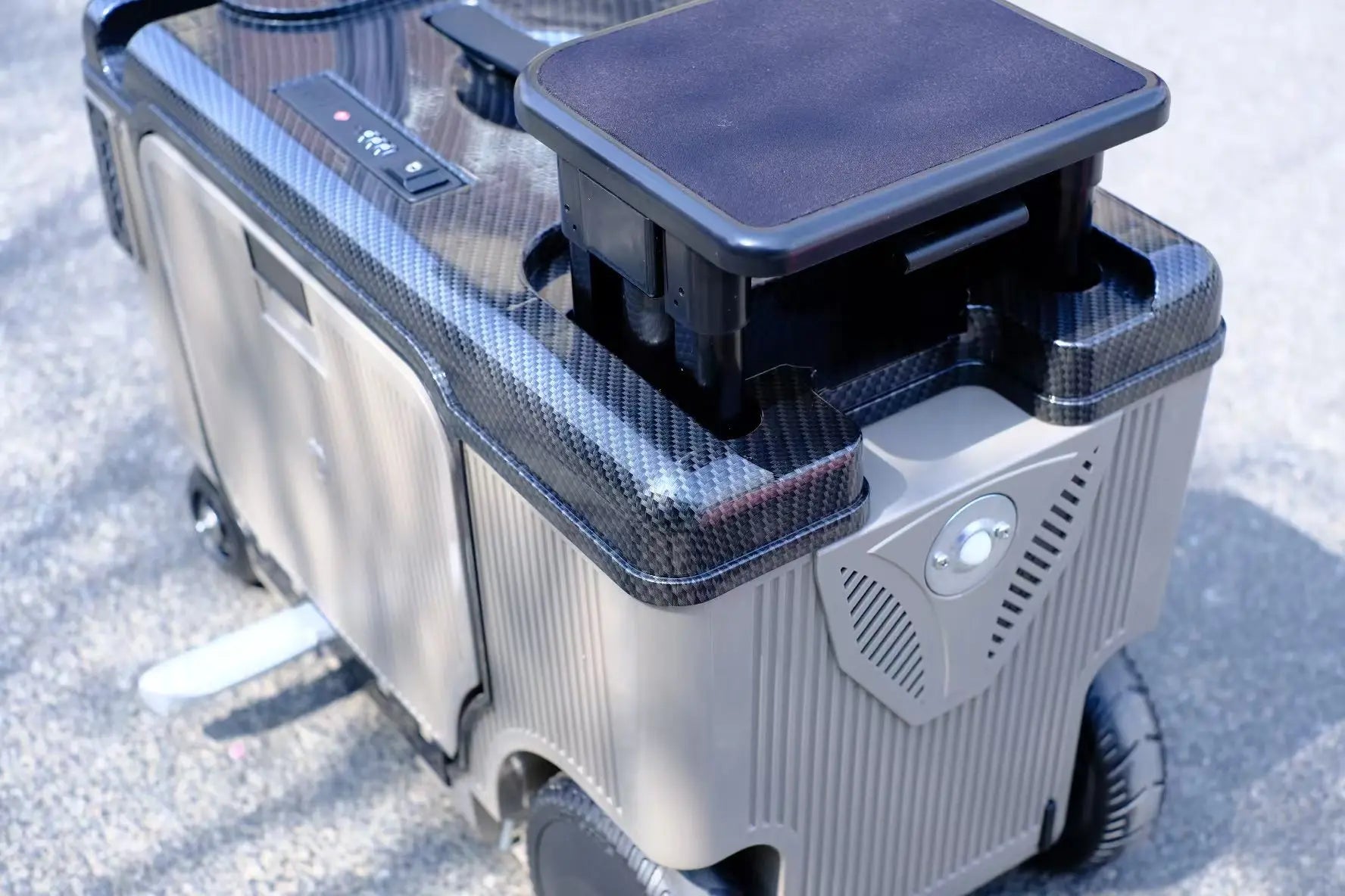 ABS Smart Luggage Trolley GPS-Ready — Green | KIMLUD