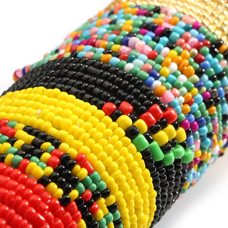 Acrylic Waist Bead Set Two-Piece — Multicolor | KIMLUD