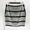 Beaded Blazer Striped Matching Sets — Black | KIMLUD