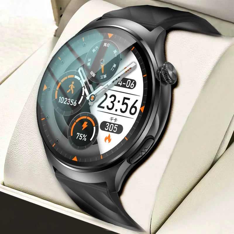 VALDUS ECG Health Smart Watch AMOLED Screen Support Smart Voice Assistant Body Temperature Monitoring NFC VE62 PRO Smartwatch