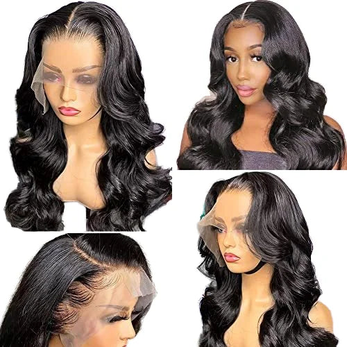 200 Density  Lace Frontal Human Hair Wig Body Wave Human Hair Wig 100% Brazilian Human Hair for Black Women