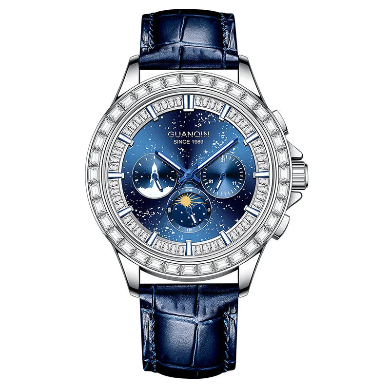 Automatic Mechanical Luxury Watch — Black | KIMLUD
