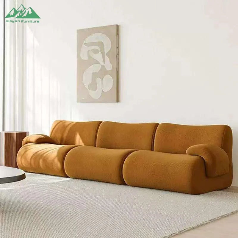 Wayon Modern Square Modular Eco-Friendly Foldable Compressed Sponge Sofa Comfortable Upholstered Living Room Furniture for