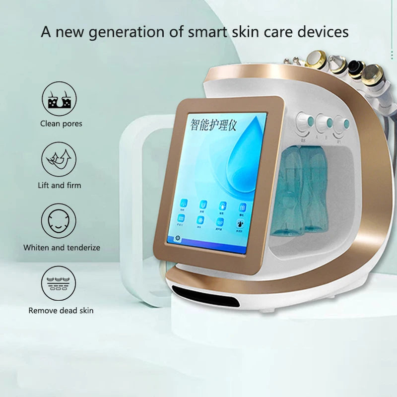 Hydro Dermabrasion Oxygen Facial Machine Pro Spa — Rose Pink | KIMLUD