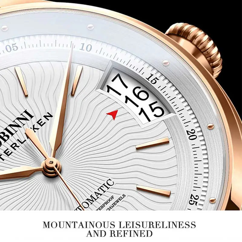 Men's Watch Luxury Brand 50MM Waterproof Automatic Mechanical Watches Mens Wristwatch Business Fashion Male Clock High Quality