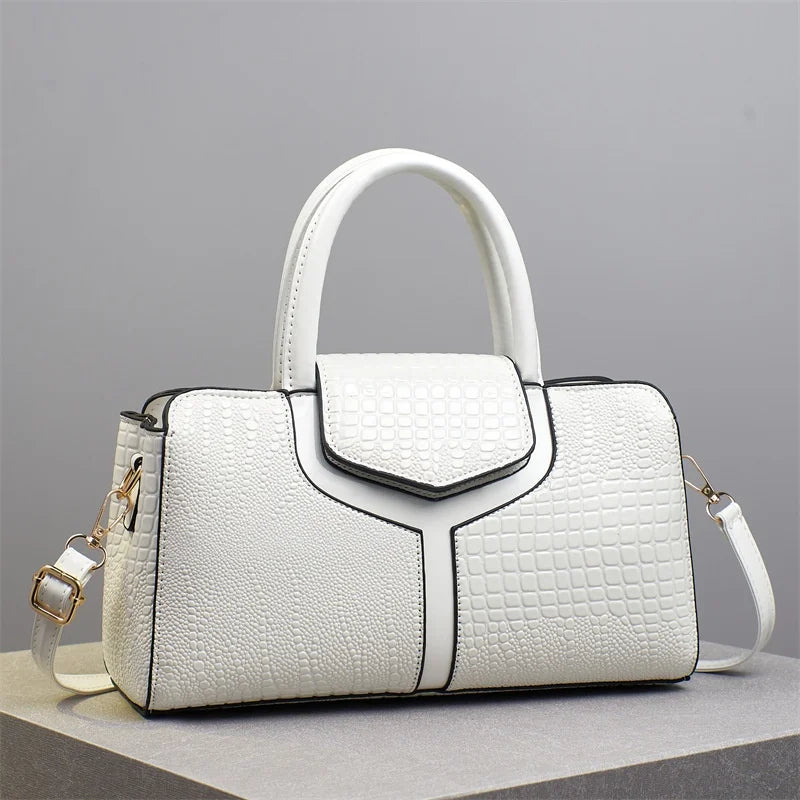 Women's Bag Crossbody Bag Fashion Crocodile Pattern Versatile Multi Functional Travel Large Capacity Single Shoulder Handbag