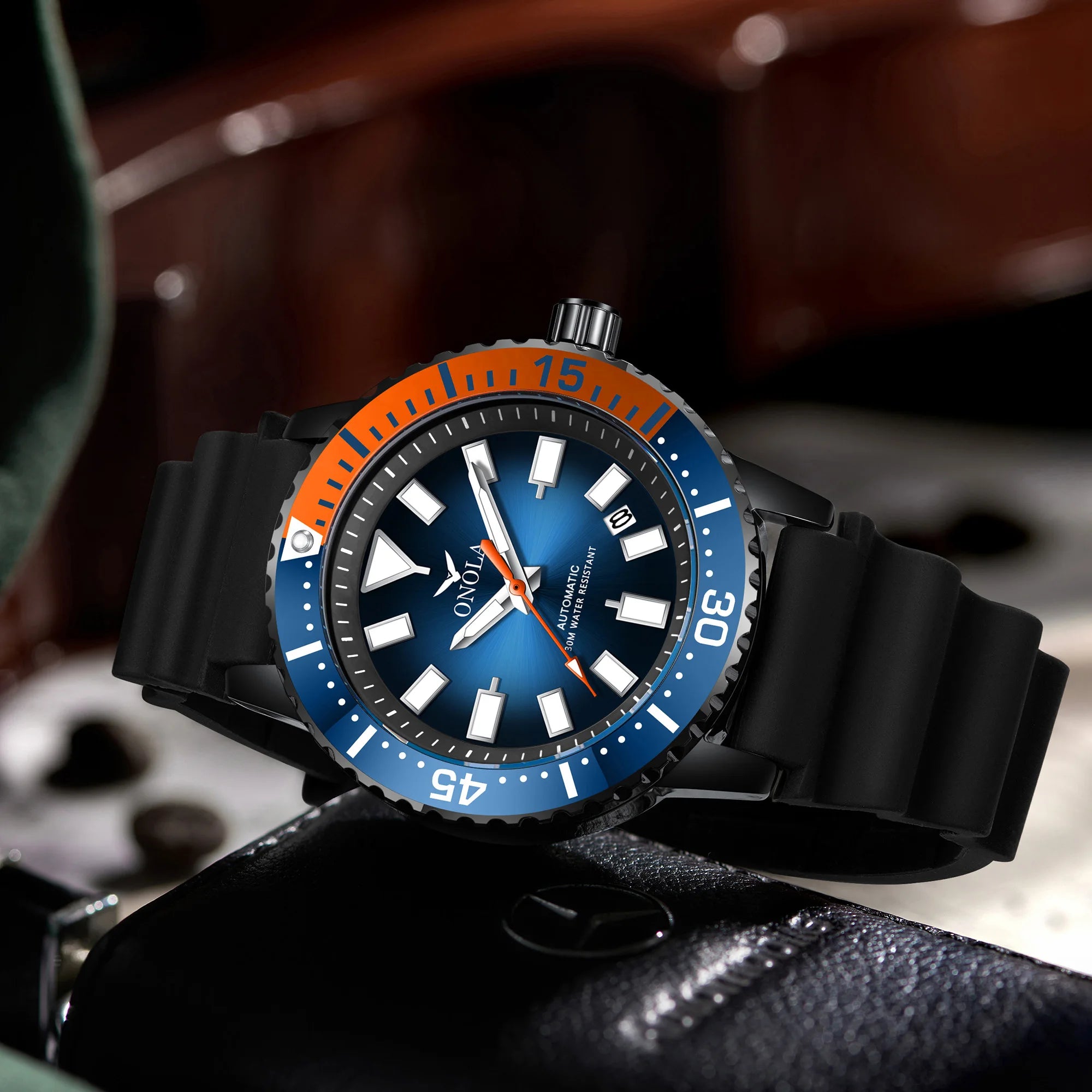 ONOLA Brand 3851 Leisure Men's Sports Watches Luxury Men's Watch Fashion Men's Automatic Watch