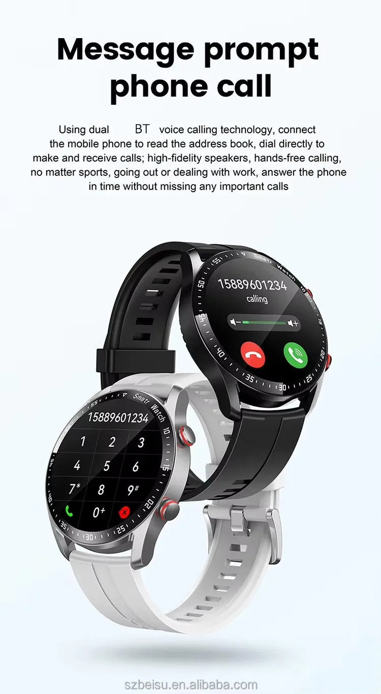HW20 Call Smart Watch ECG PPG Smartwatch Waterproof Sports Sleep Heart Rate Detection Message Reminder New Free gift watch strap