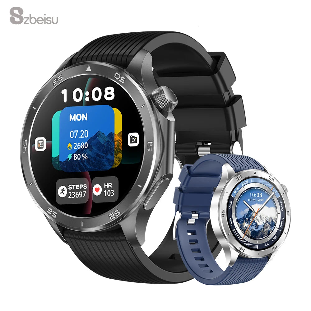2025 New X2 MAX Compass Outdoor Smartwatch 300mah Large Battery Bt Call Sports Health Monitoring Fitness tracker Smart Watch
