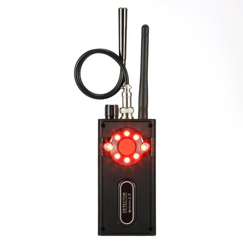 Sleek Aluminum Anti-Spy Camera Detector RF Finder — Black | KIMLUD