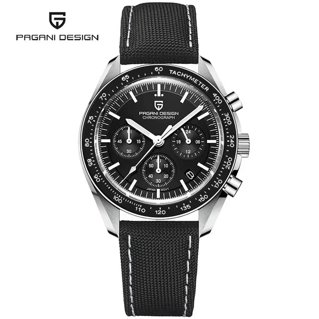 New Version PAGANI DESIGN 1701 Luxury Men Quartz Chronograph Wrist Watches VK63 Movement Stainless Steel Sport Waterproof Clock