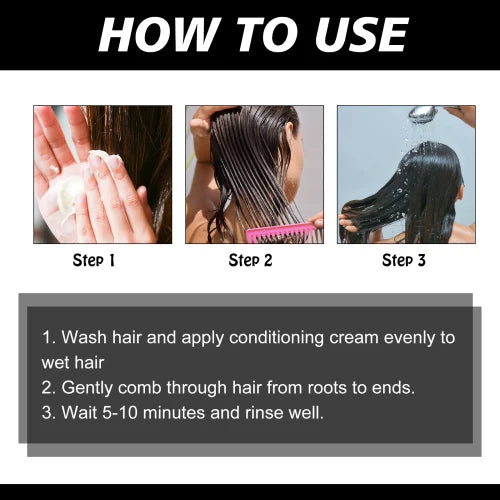 Keratin-Infused Hair Care Cream For Dry Irritated Lengths — Golden | KIMLUD