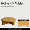 Sculpted High-Gloss ABS Coffee Table With Hidden Storage Compartment — Red | KIMLUD