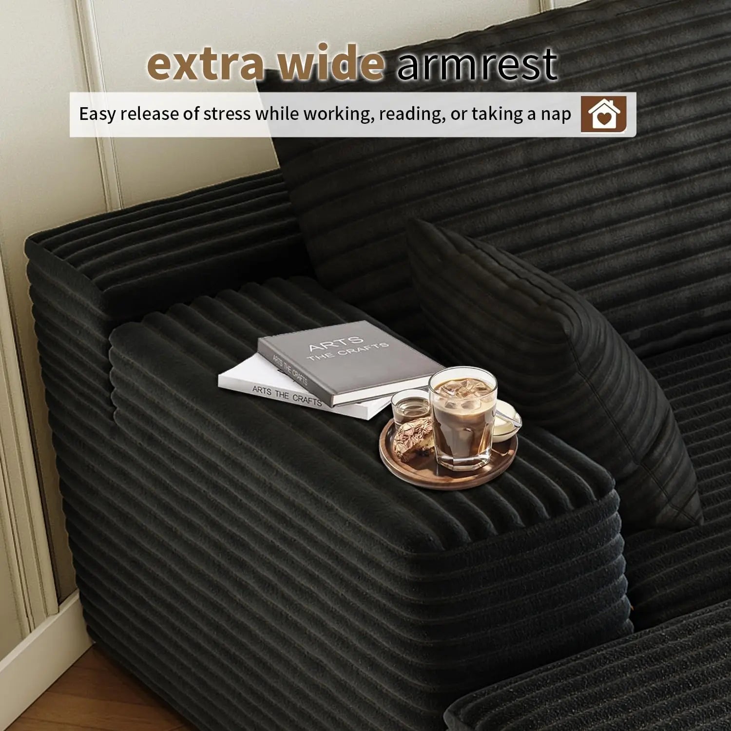 China Supplier 107 Inch Modular Cloud Sofa Sectional L Shape Modern Furniture Export