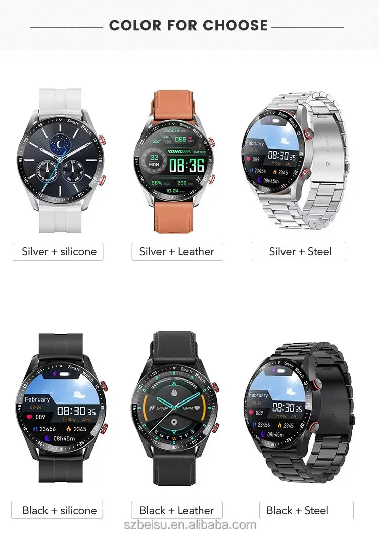 HW20 Call Smart Watch ECG PPG Smartwatch Waterproof Sports Sleep Heart Rate Detection Message Reminder New Free gift watch strap