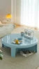 Nordic INS Modern Side Table Detachable Splicing Combination Plastic Coffee Table for Small Hotels Living Room Furniture