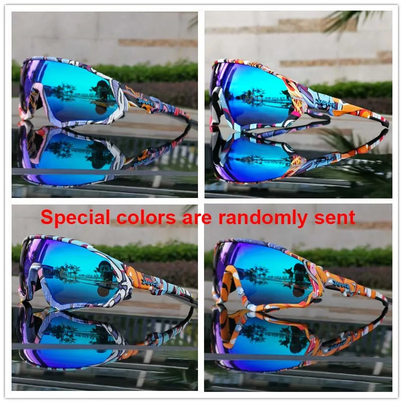 Sport Polarized Cycling Sunglasses — Blue | KIMLUD
