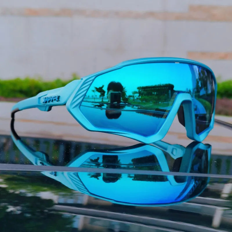 Sport Polarized Cycling Sunglasses — Blue | KIMLUD