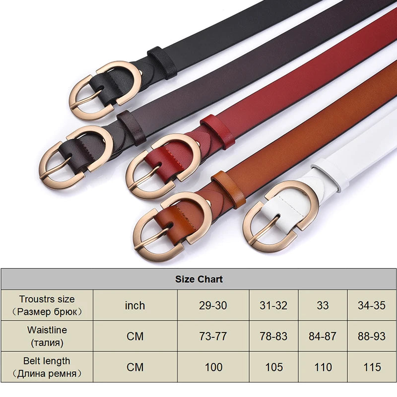 Genuine Premium Leather Solid Belt — Natural | KIMLUD