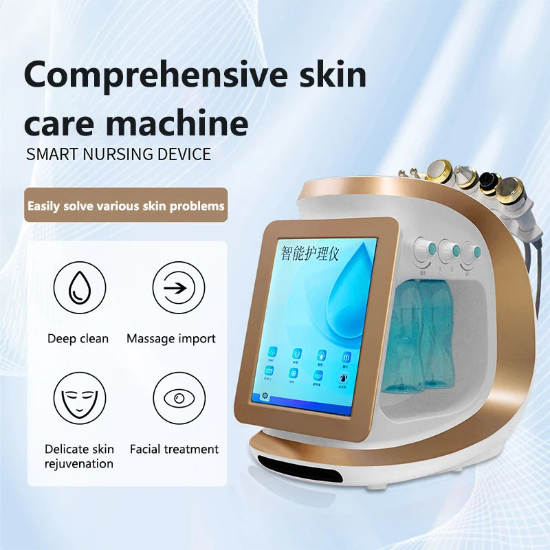 Hydro Dermabrasion Oxygen Facial Machine Pro Spa — Rose Pink | KIMLUD