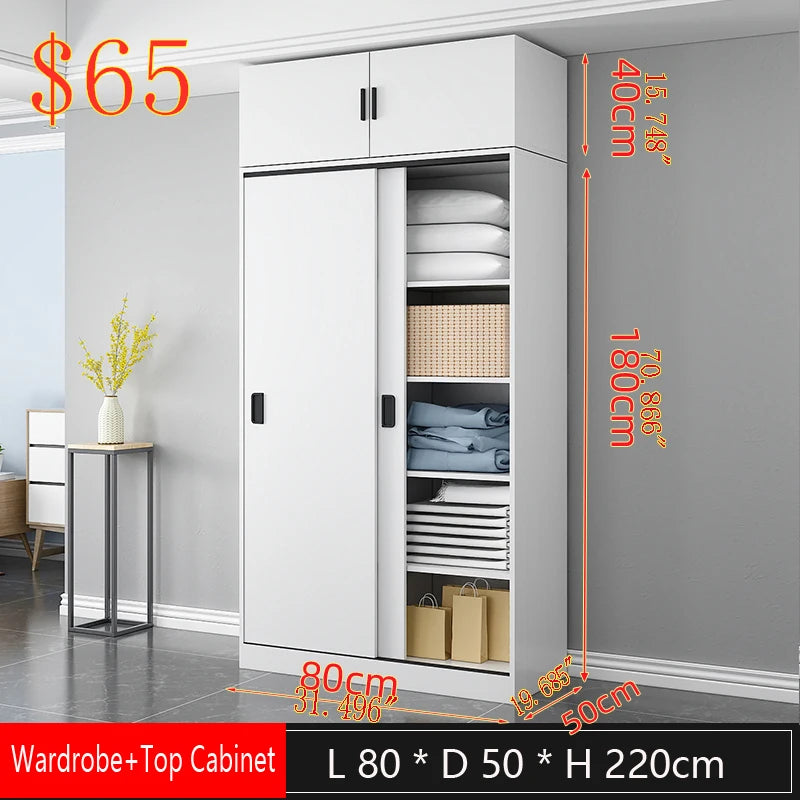 Walnut Wood Wardrobe Sliding Door — Walnut | KIMLUD