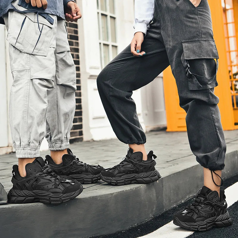 Sculpted Cloud-Cushioned Sneakers — White | KIMLUD