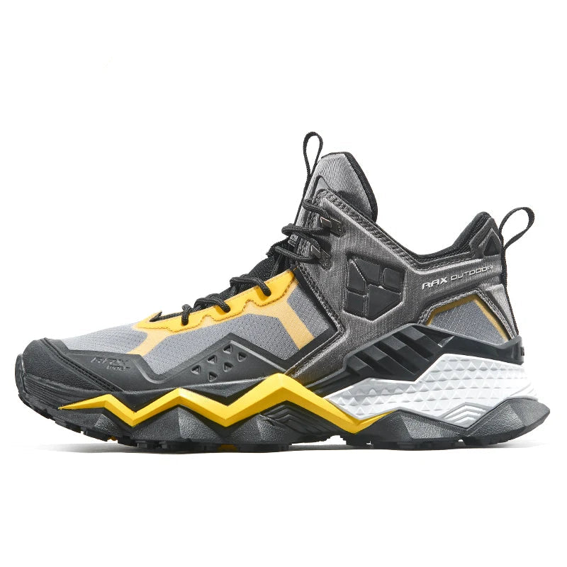 Waterproof Nylon Hiking Shoes Breathable — Black | KIMLUD