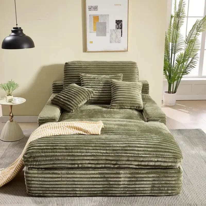 Best Seller Modern Extendable Convertible Upholstered Inflatable Frameless Vacuum Compressed Sleeper Sofa Home Office Furniture