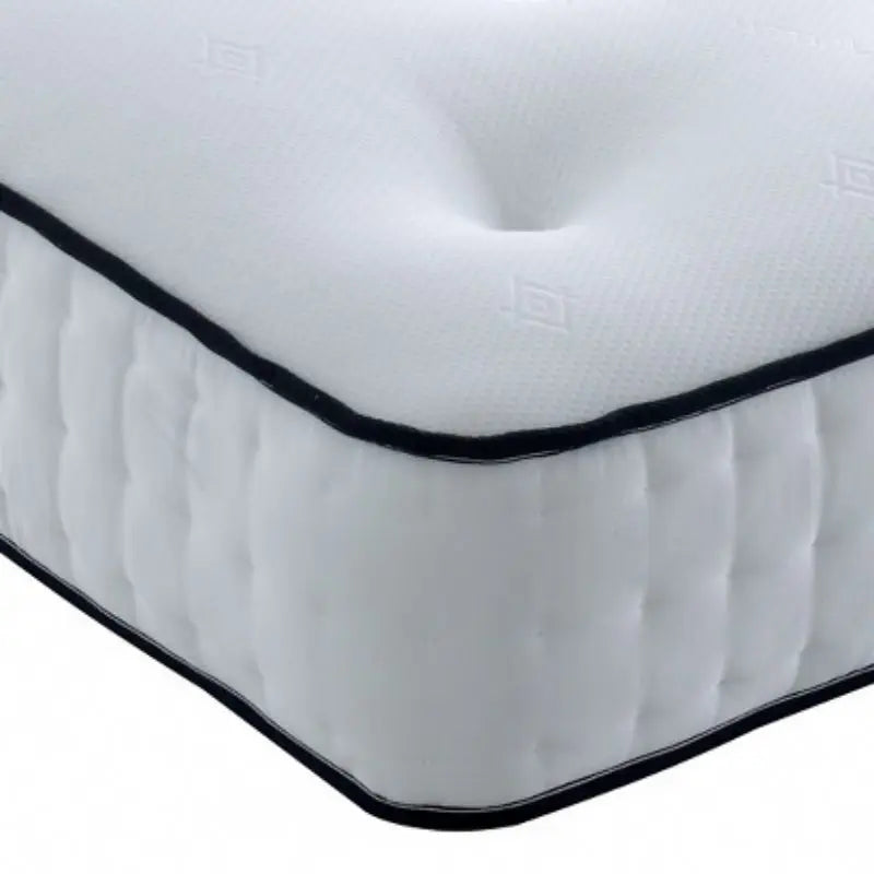 Cotton Mattress Frame Futon Sofa With Deluxe Support — White | KIMLUD