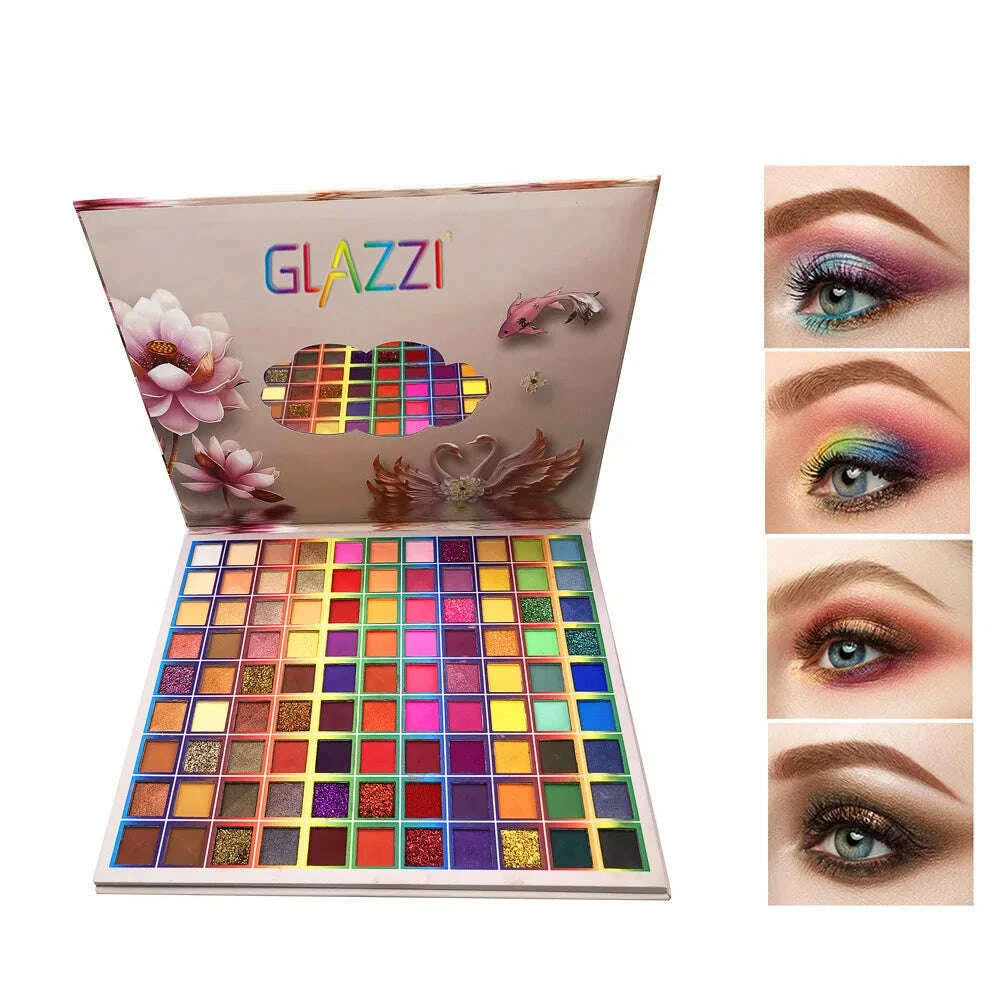 owosc-99-colors-eyeshadow-palette-glitter-shimmer-eye-shadow-powder-matte-glitter-eyeshadow-palette-cosmetic-makeup-kit-kimlud-kimlud-33920235