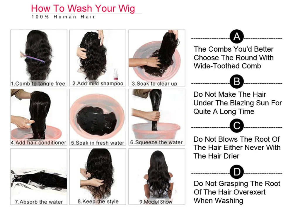 Lace Closure Wig – Glueless – Deep Wave – Chocolate Brown | KIMLUD