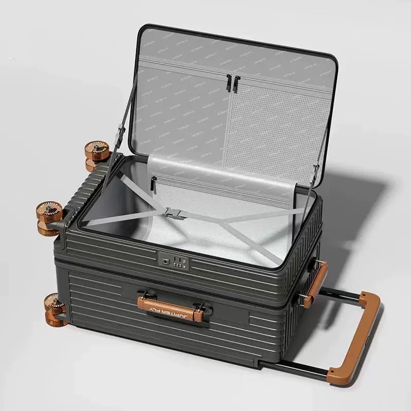 Side Cover Luggage Women's Expandable 28-Inch Wide Trolley Suitcase Men's 20-Inch Boarding Bag Women's 24-Inch Trolley Case