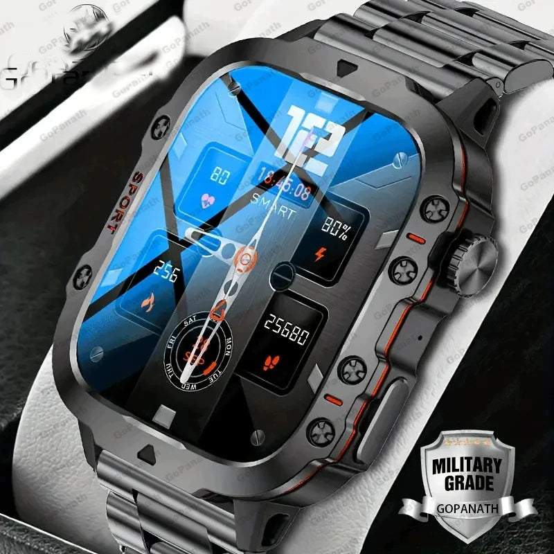 Foreign Trade Popular Style 3atm Outdoor Multi-Sport Smart Watch Bluetooth Calling Phone Long Standby Bracelet Factory