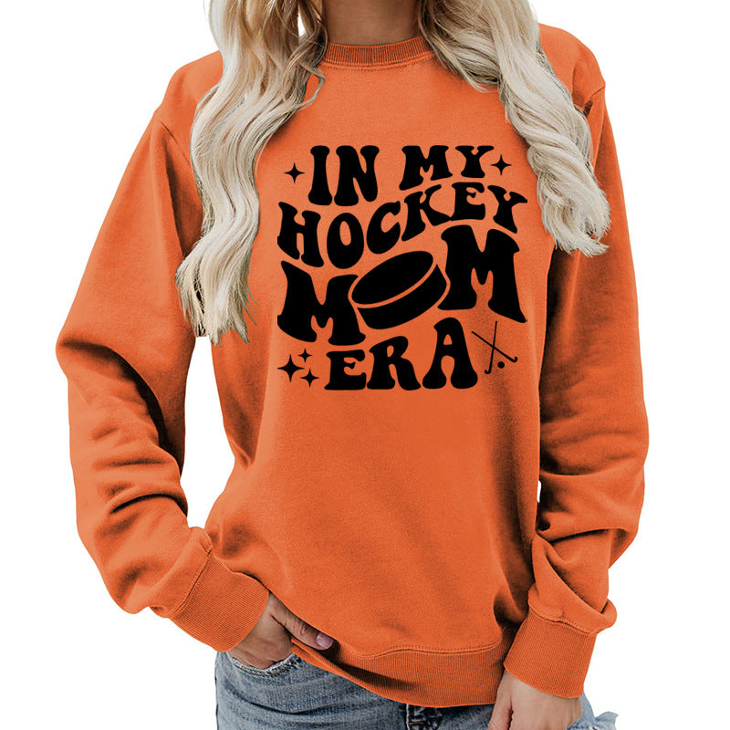 Fleece Sweatshirt Graphic Print Cozy Loungewear Pink KIMLUD