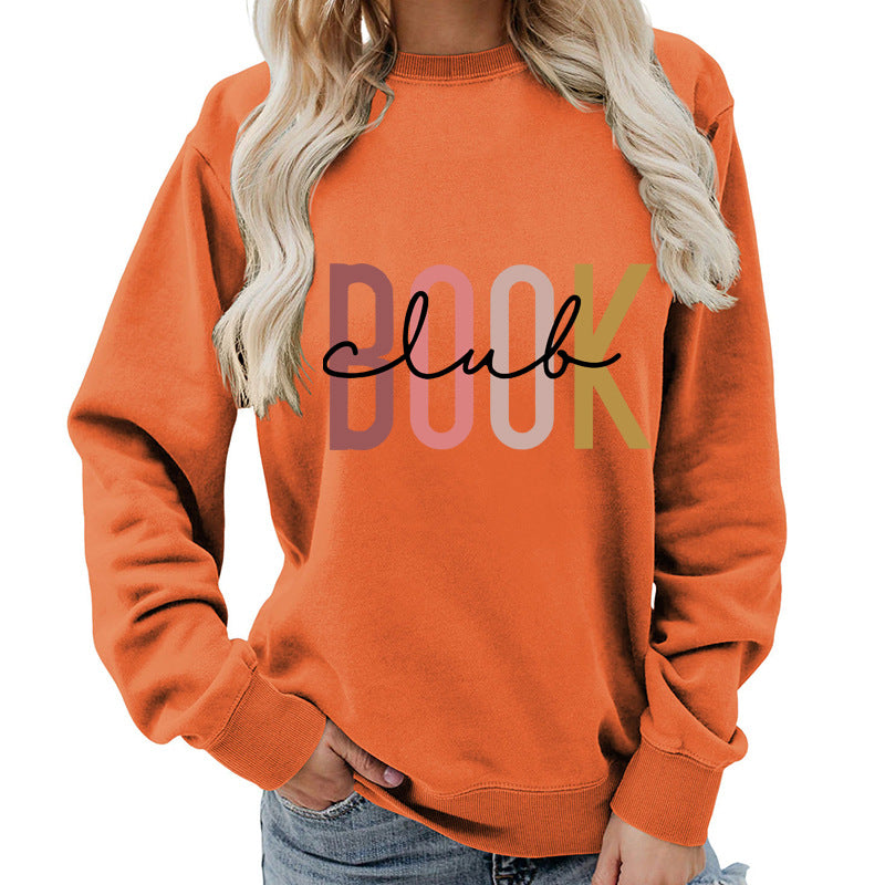 Oversized Cotton Blend Graphic Sweatshirt — Black | KIMLUD