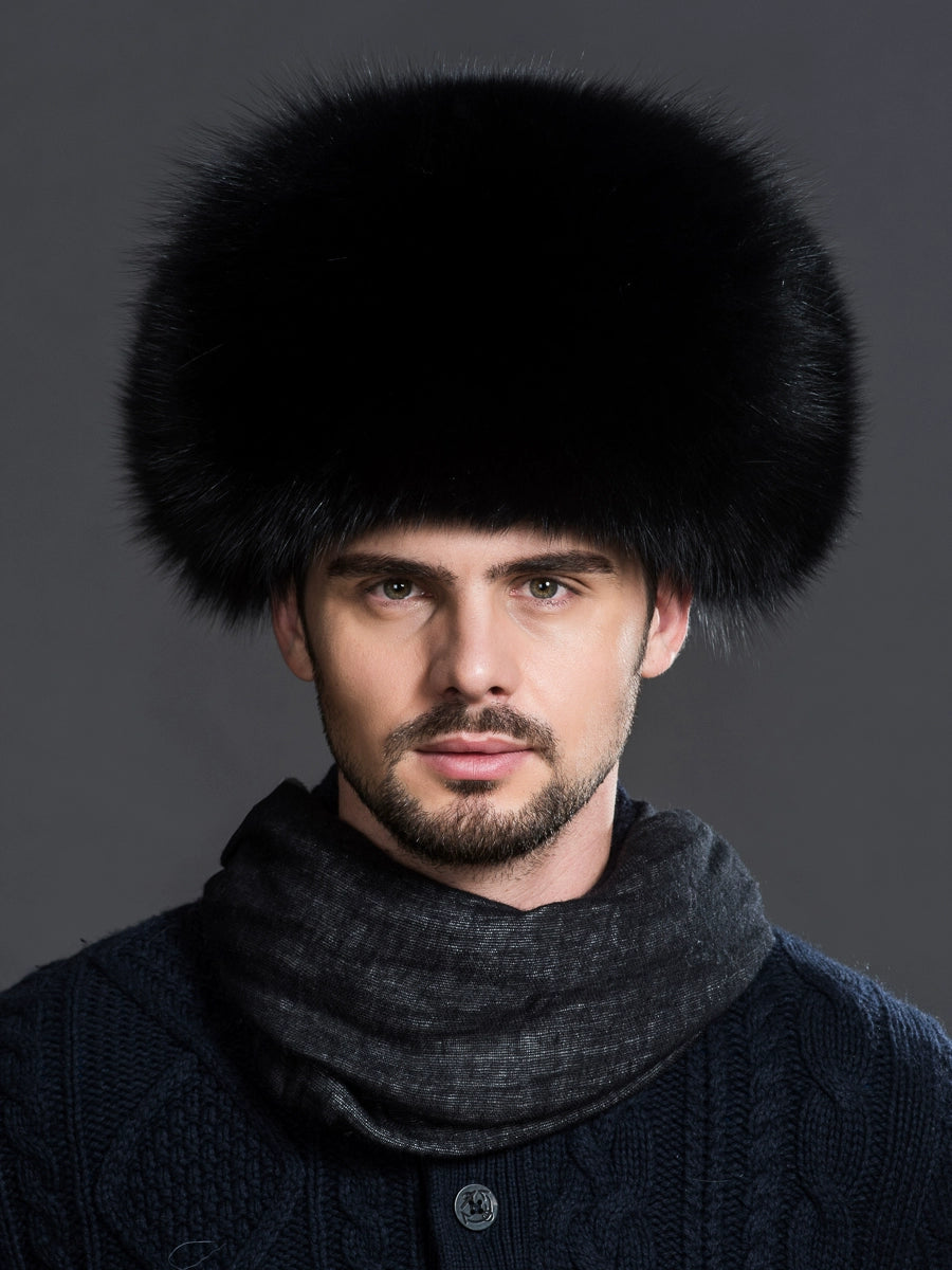 KIMLUD, Winter Middle-Aged and Elderly Raccoon Fur Leather Men Ushanka, KIMLUD Womens Clothes