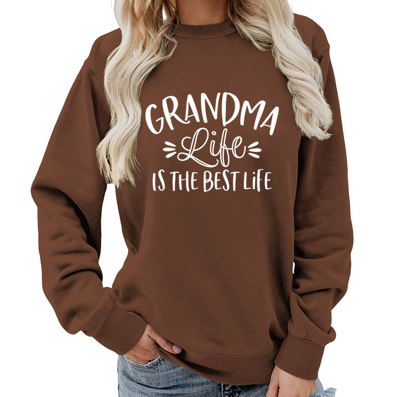 Oversized Other Pattern Sweatshirt — Burgundy | KIMLUD