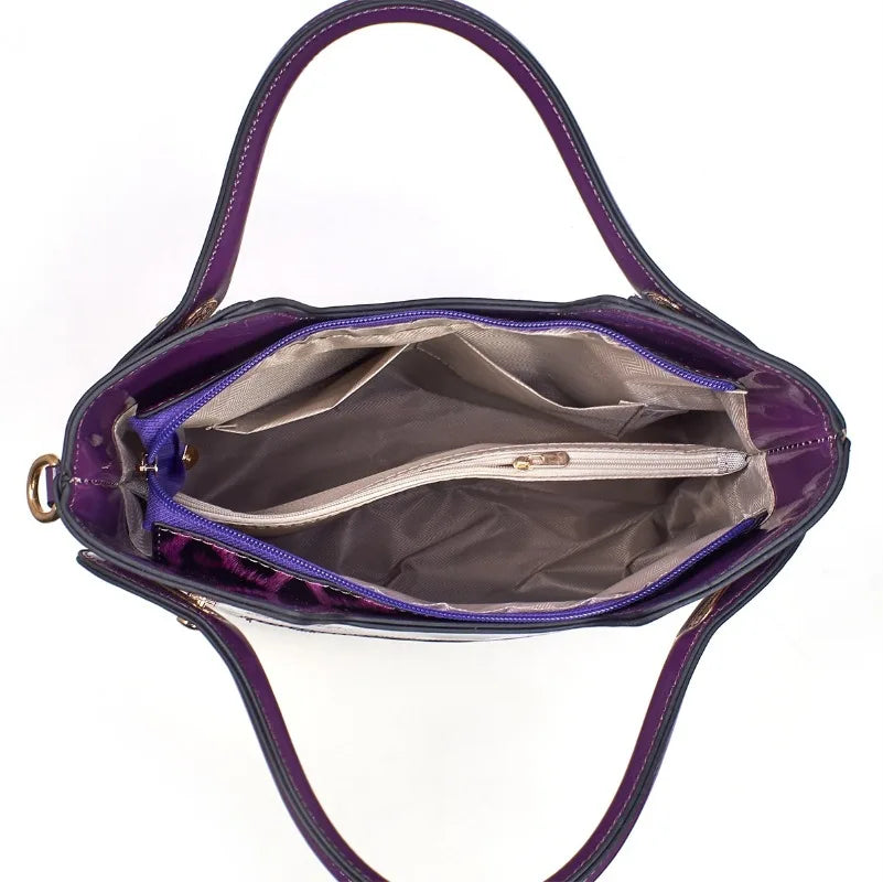 Crossbody Bag – Large Capacity – Patent Leather | KIMLUD