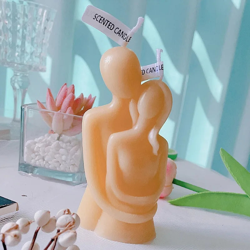 Wedding Supplies Couple Candle 520 Creative Gift To Hug Men And Women Warm Love Shaped Aromatherapy Candle