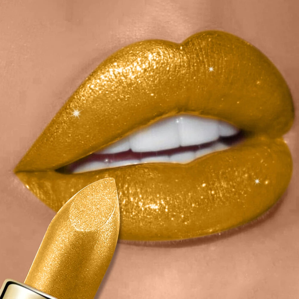 Glitter Lipstick,Sparkling Lip Gloss Lip Balm,Starry Shimmer,Moisturizing Lip Balm,Long-Lasting Lip Makeup Music Festival