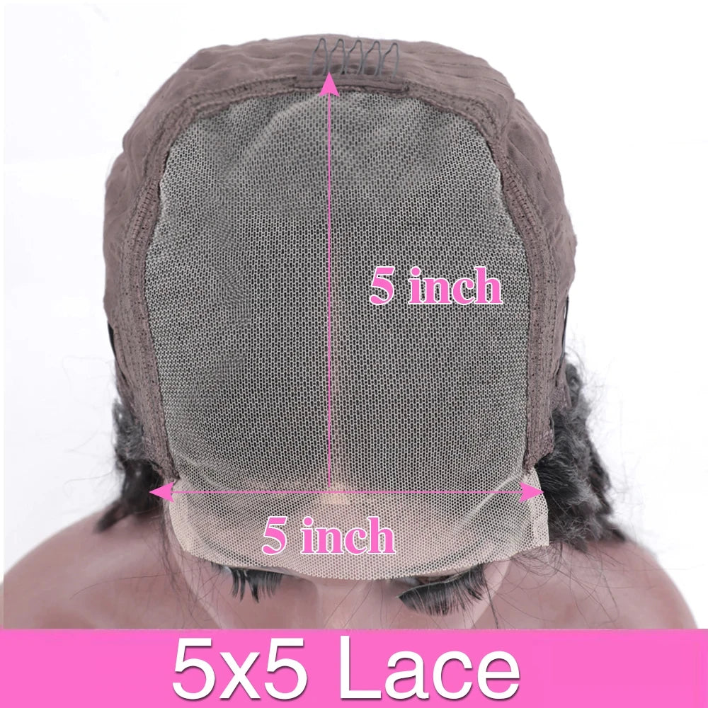 Full Lace Wig - 40-Inch Deep Wave - Brazilian Hair - Transparent Lace | KIMLUD